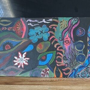 Abstract Multicolor Canvas Art